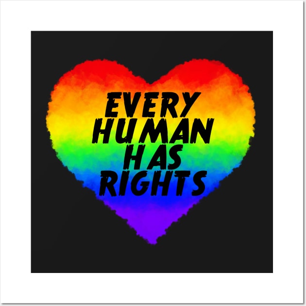 Every human has rights Wall Art by Morishasha